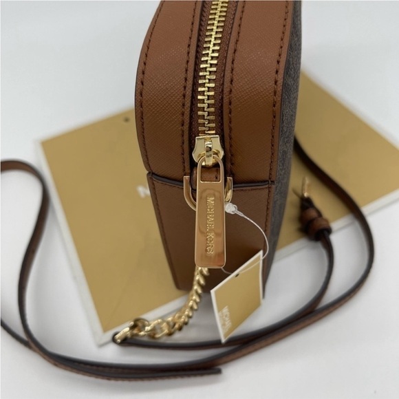 Michael Kors Large EW Crossbody Bag Brown - Picture 7 of 11